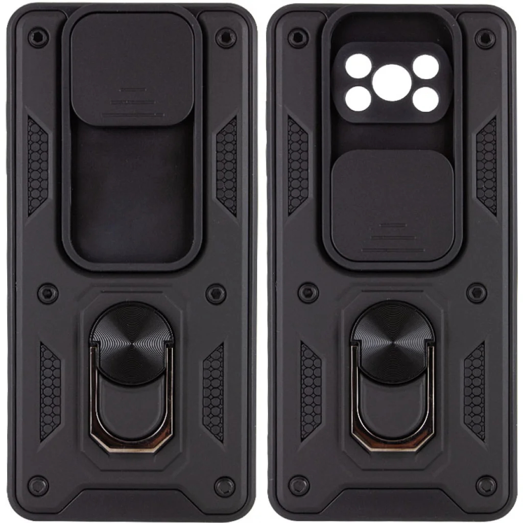 Чехол Camshield Serge Ring for Magnet Black для Poco X3 NFC, Poco X3 Pro