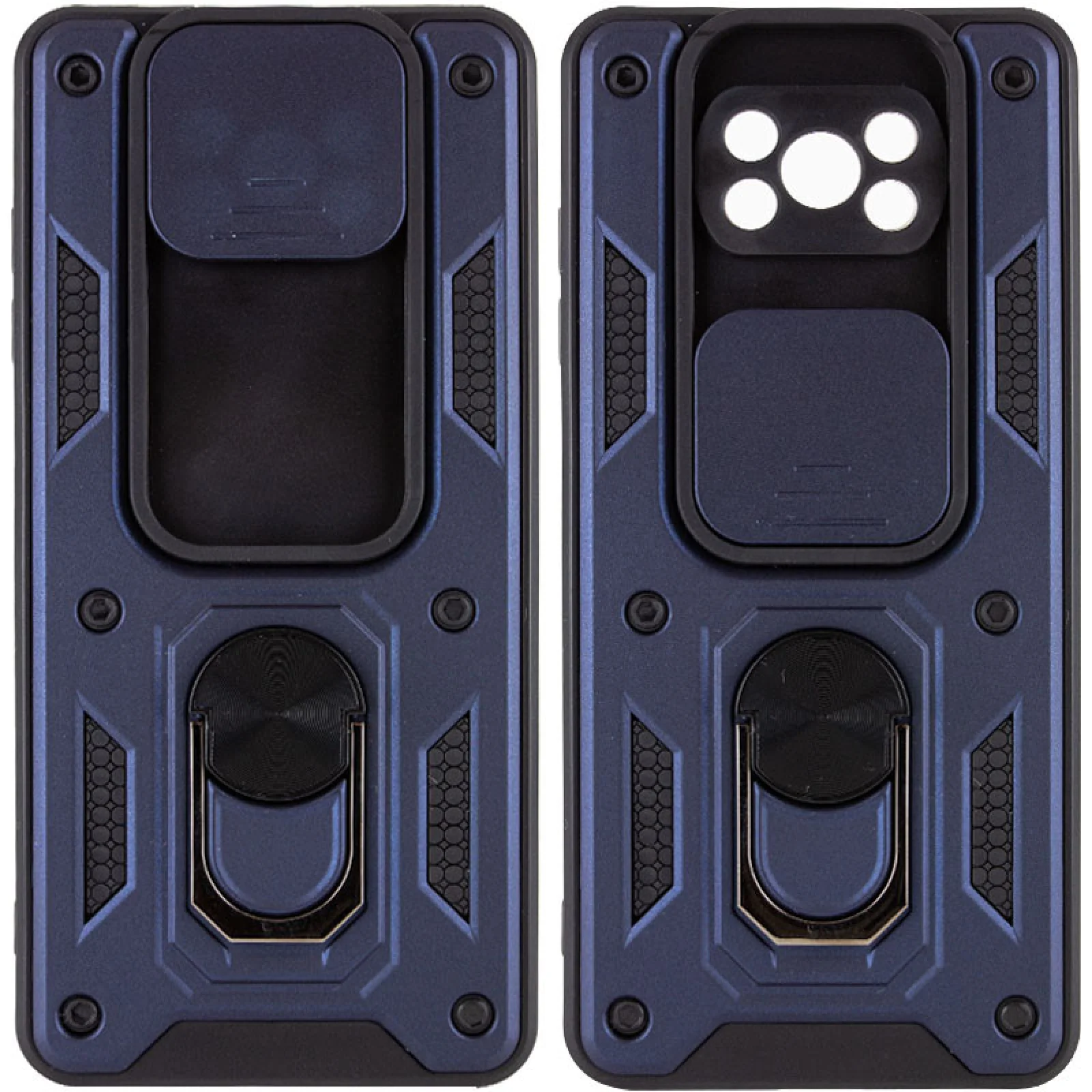 Чохол Camshield Serge Ring for Magnet Blue для Poco X3 NFC, Poco X3 Pro