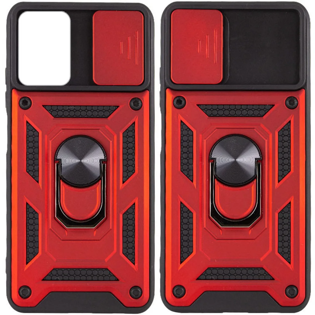 Чехол Camshield Serge Ring for Magnet Red для Xiaomi Redmi 10