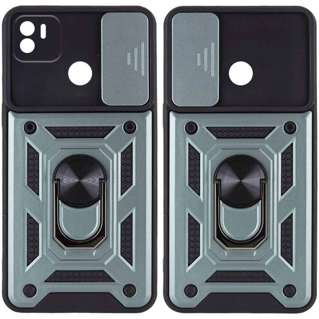 Чехол Camshield Serge Ring for Magnet Green для Xiaomi Redmi A1 Plus, Redmi A2 Plus