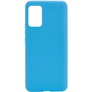 Цвет: Голубой - Чехол Samsung Galaxy A03s SM-A037 Silicone Case Candy Light Blue