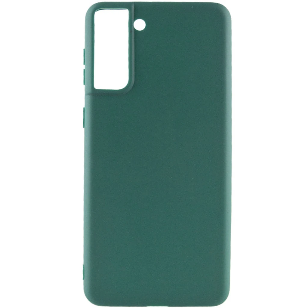Чохол Samsung Galaxy S21 FE 5G SM-G990 Silicone Case Candy Forest Green