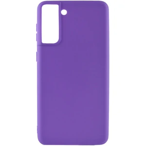 Цвет: Фиолетовый - Чехол Samsung Galaxy S21 FE 5G SM-G990 Silicone Case Candy Purple