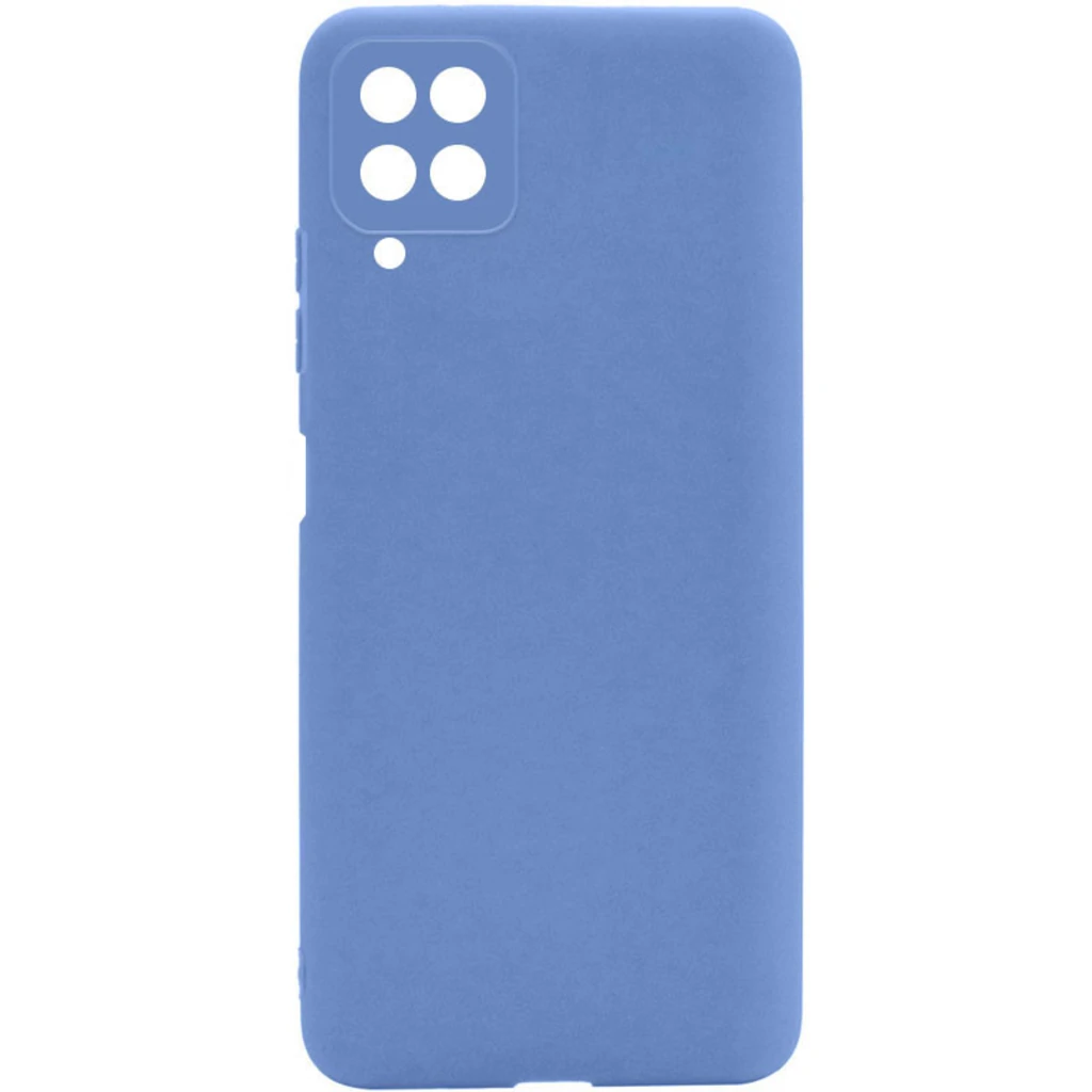 Чохол Samsung Galaxy A22 SM-A225, Samsung Galaxy M32 SM-M325 Silicone Case Candy Full Camera Mist Blue