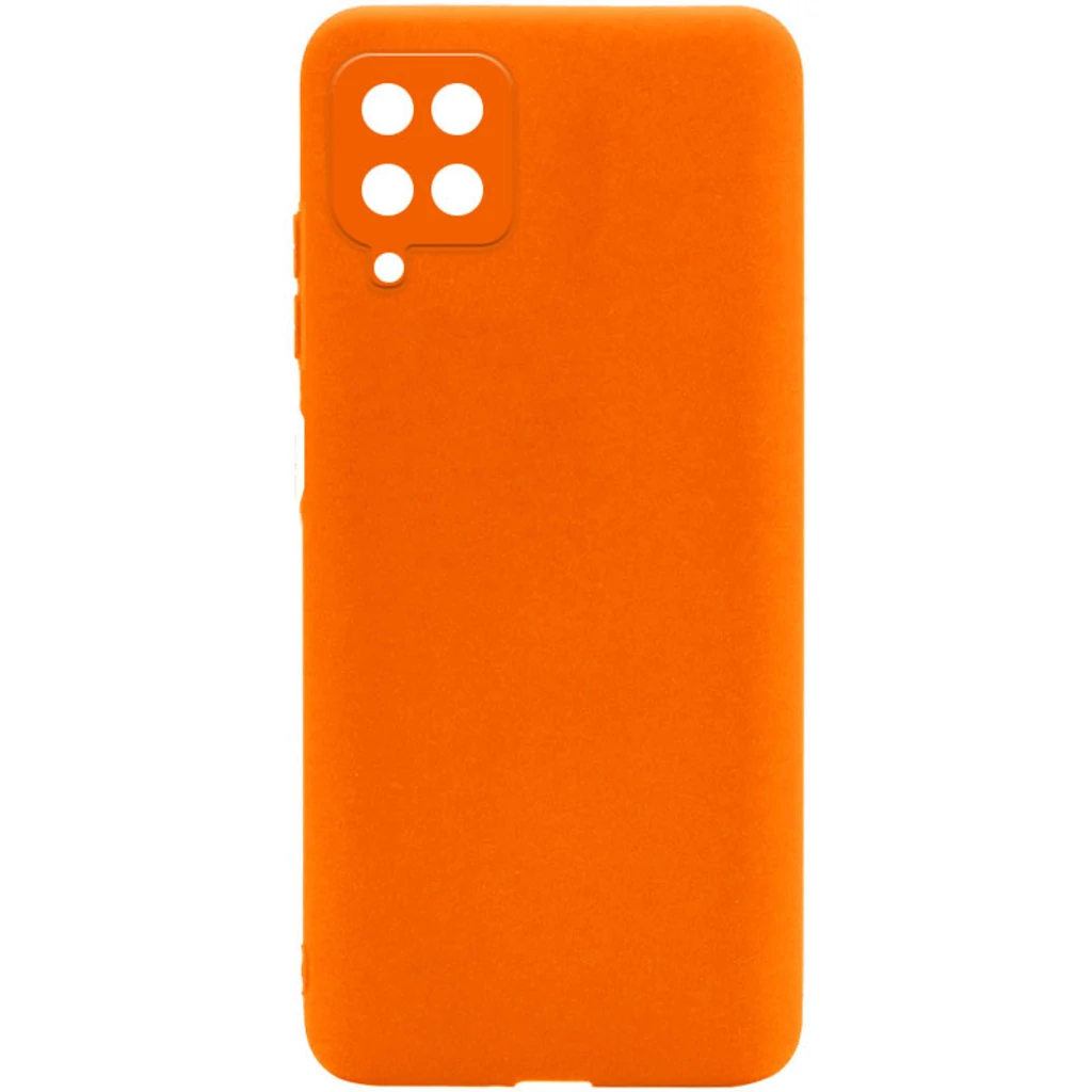 Чохол Samsung Galaxy A22 SM-A225, Samsung Galaxy M32 SM-M325 Silicone Case Candy Full Camera Orange