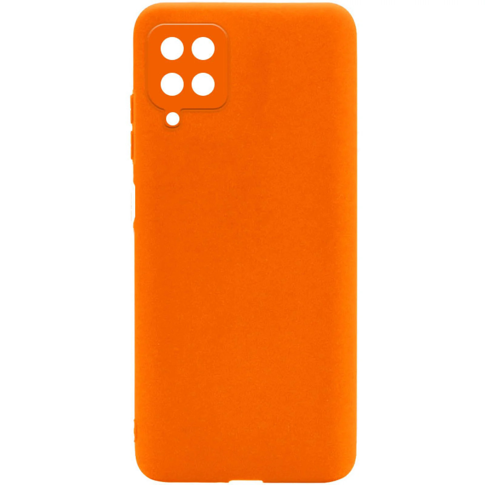 Чохол Samsung Galaxy A22 SM-A225, Samsung Galaxy M32 SM-M325 Silicone Case Candy Full Camera Orange
