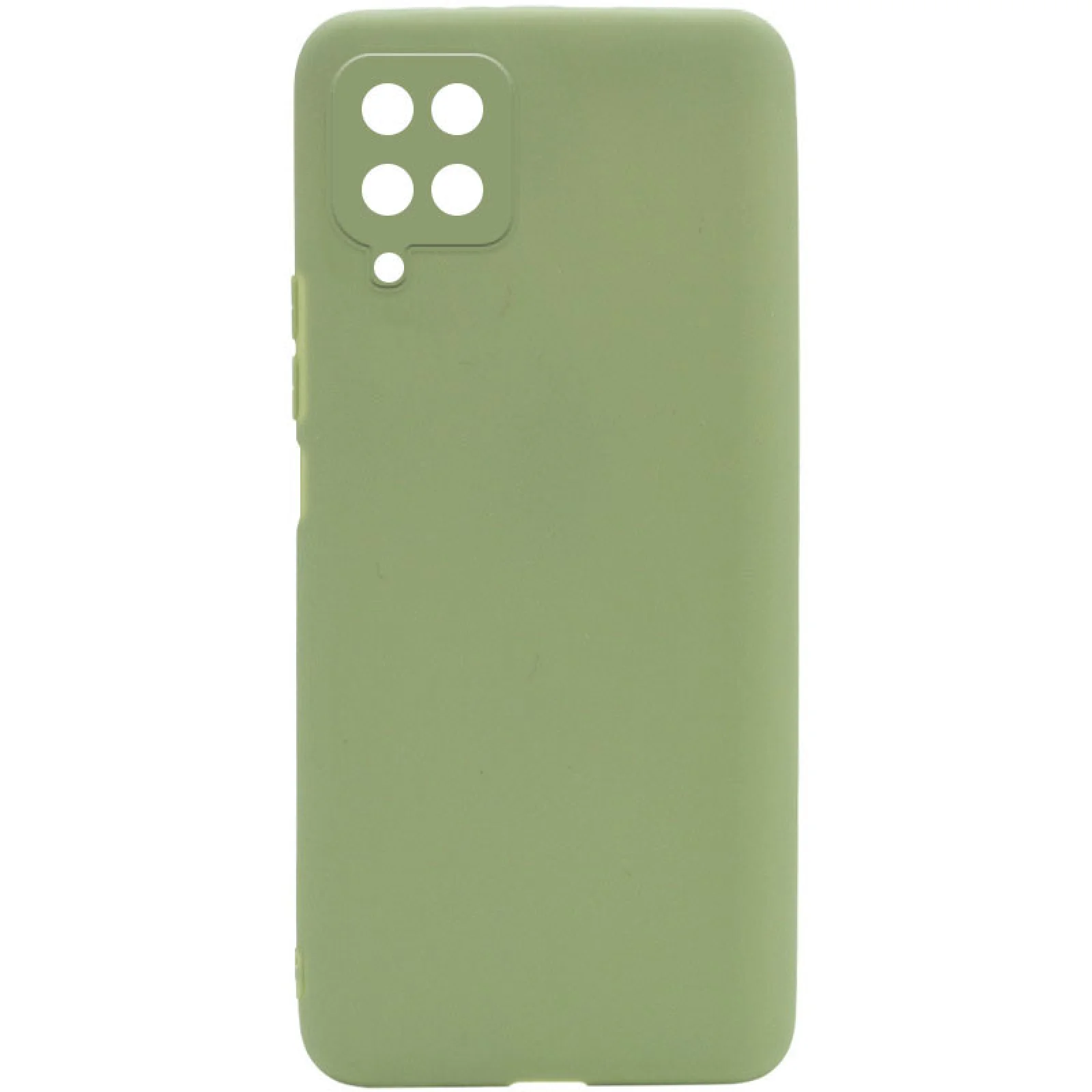 Чохол Samsung Galaxy A22 SM-A225, Samsung Galaxy M32 SM-M325 Silicone Case Candy Full Camera Pistachio