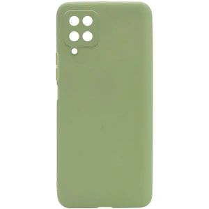 Цвет: Зеленый - Чехол Samsung Galaxy A22 SM-A225, Samsung Galaxy M32 SM-M325 Silicone Case Candy Full Camera Pistachio