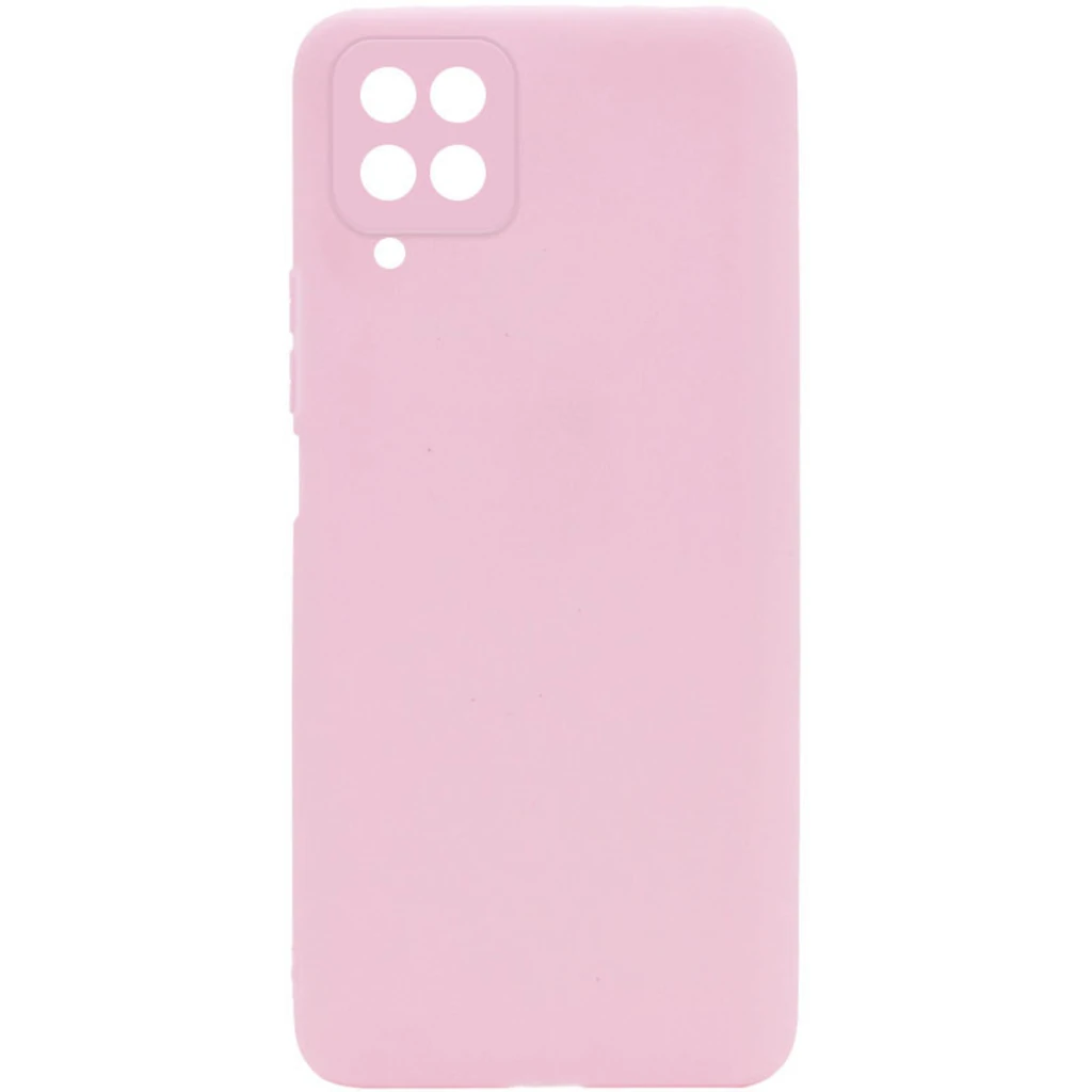 Чехол Samsung Galaxy A22 SM-A225, Samsung Galaxy M32 SM-M325 Silicone Case Candy Full Camera Pink Sand