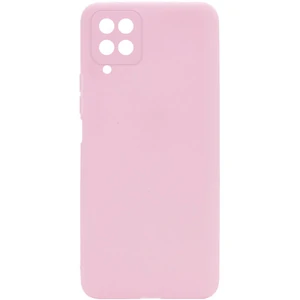 Цвет: Розовый - Чехол Samsung Galaxy A22 SM-A225, Samsung Galaxy M32 SM-M325 Silicone Case Candy Full Camera Pink Sand