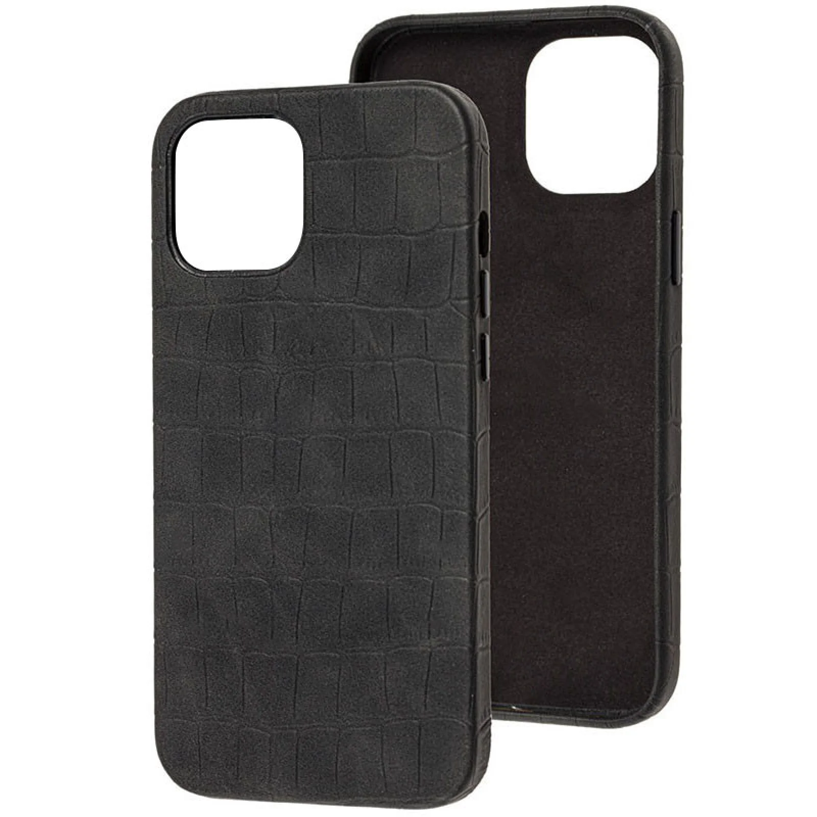 Чехол Apple iPhone 13 Pro Croco Leather Series Black