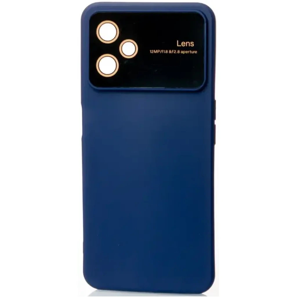 Чехол DC TPU Camera Protection для Realme C53 Navy Blue