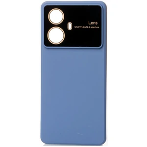 Чехол DC TPU Camera Protection для Realme C55 Light Blue