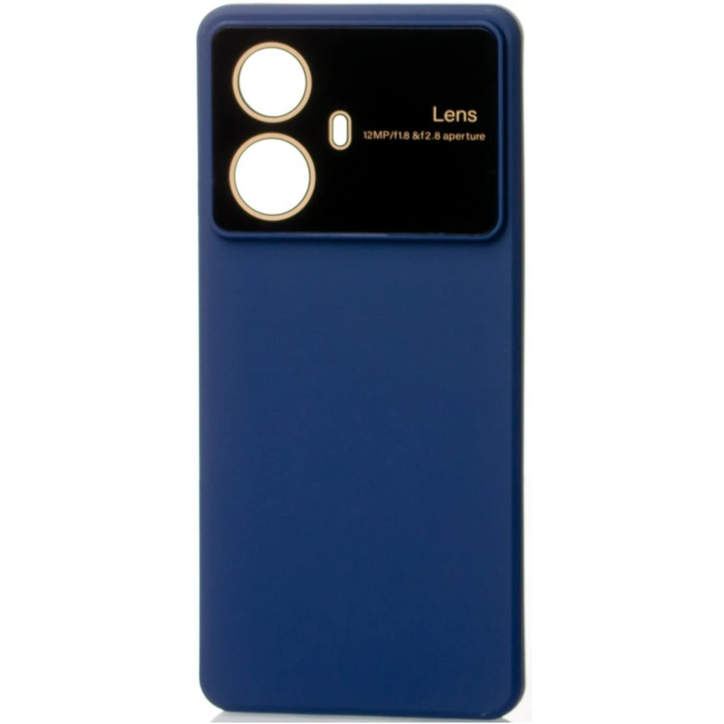 Чехол DC TPU Camera Protection для Realme C55 Navy Blue