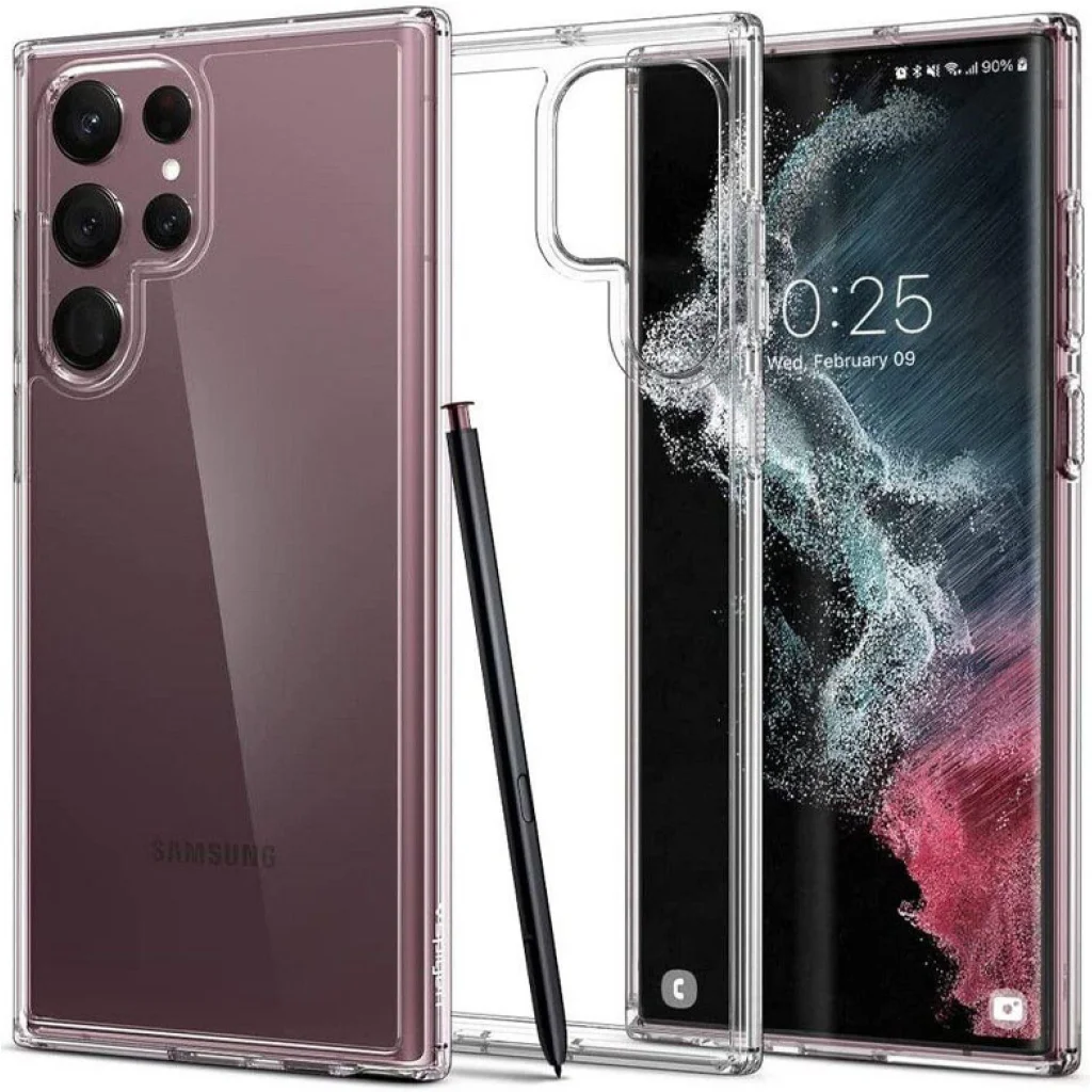 Чохол TPU Epic Transparent 1,5mm Full Camera для Samsung Galaxy S22 Ultra SM-S908