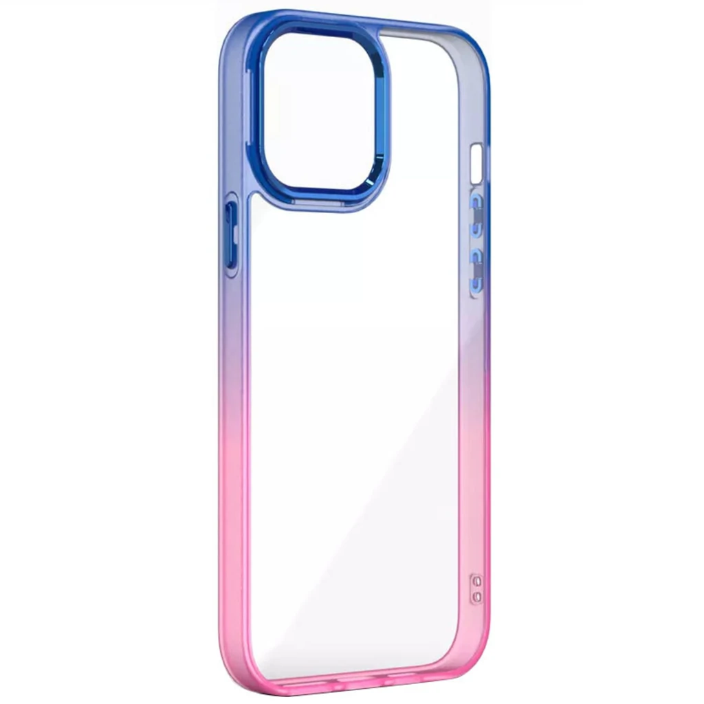 Чохол TPU+PC Fresh Sip Series Blue Pink для iPhone 14 Pro Max