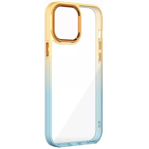 Колір: Помаранчевий - Чохол TPU+PC Fresh Sip Series Turquoise Orange для iPhone 14 Pro Max