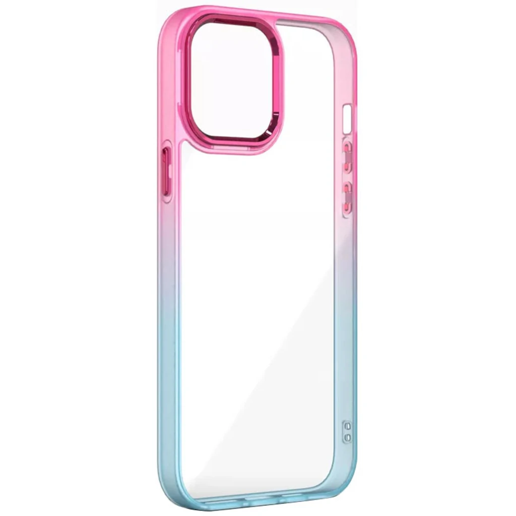 Чохол TPU+PC Fresh Sip Series Turquoise Pink для iPhone 14 Plus