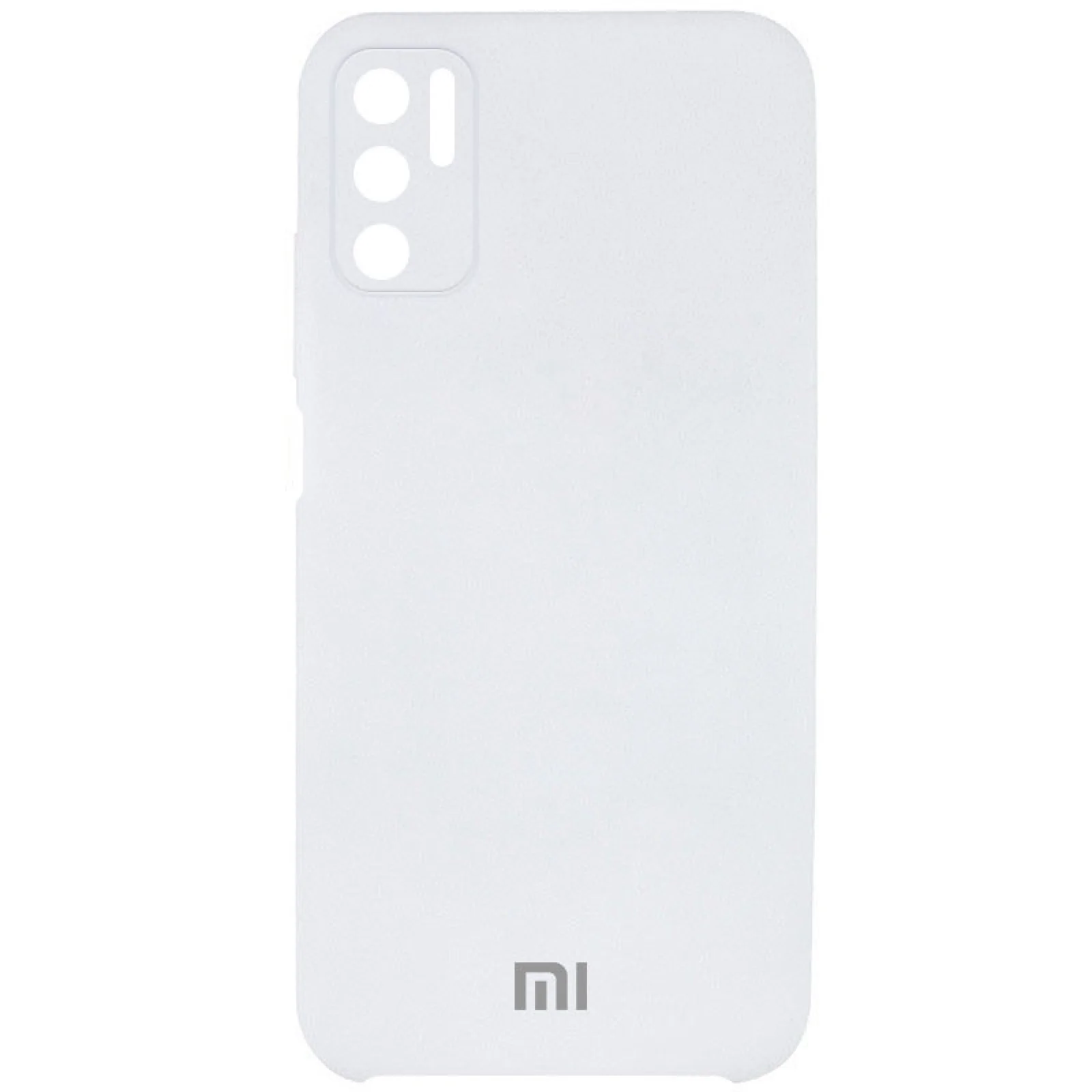 Чехол Silicone Cover Full Camera (AAA) White для Xiaomi Redmi Note 10 5G, Poco M3 Pro