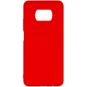 Цвет: Красный - Чехол Silicone Cover Full Without Logo Red для Xiaomi Poco X3 NFC, Poco X3 Pro
