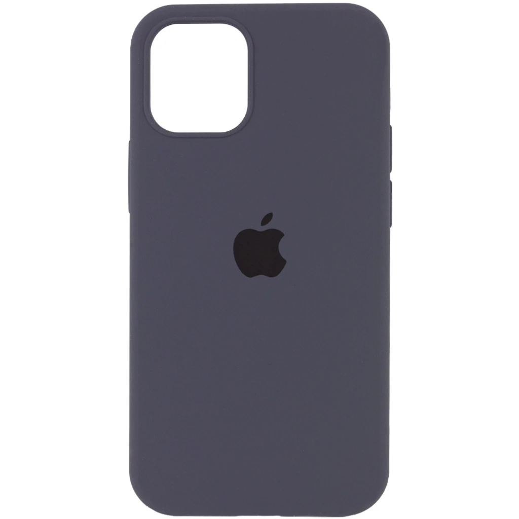 Чехол Silicone Case Full Protective Dark Grey для Apple iPhone 13