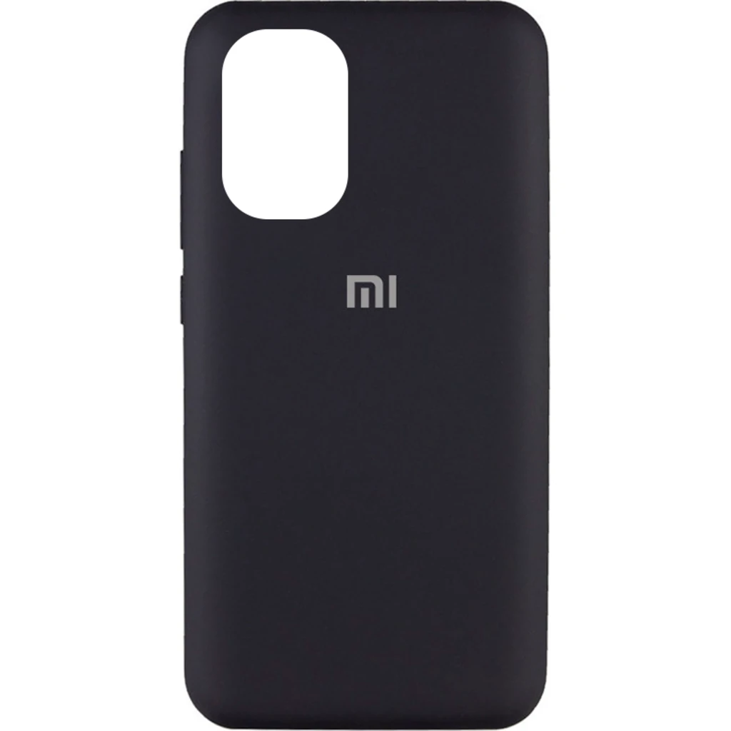 Чохол Silicone Case Full Protective Black для Poco F3