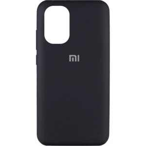 Чохол Silicone Case Full Protective Black для Poco F3