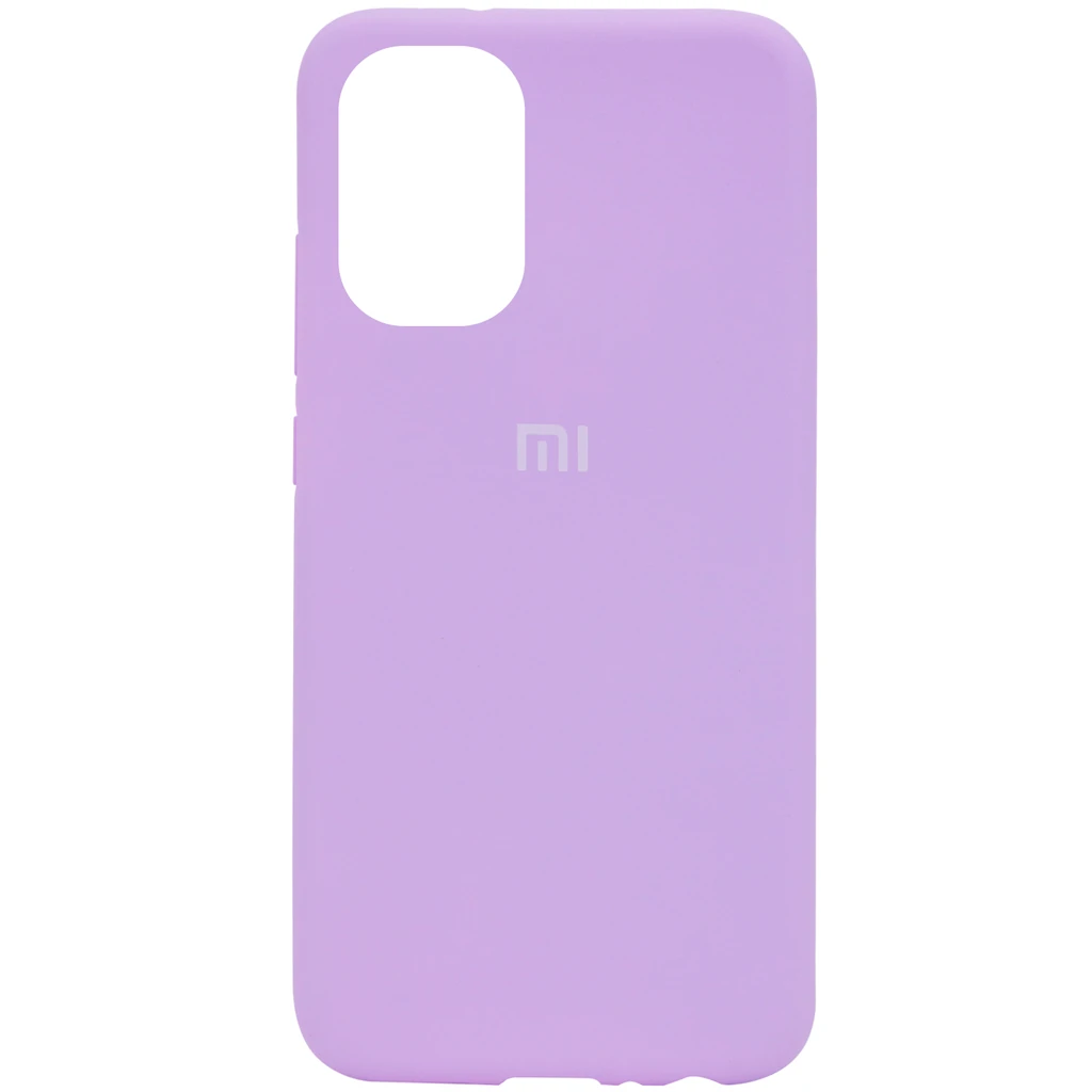 Чохол Silicone Case Full Protective Lilac для Poco F3