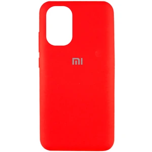Чохол Silicone Case Full Protective Red для Poco F3