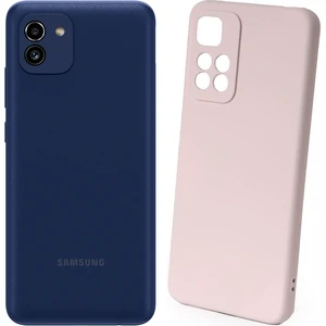 Цвет: Серый - Чехол Silicone Case Full Protective Grey для Samsung Galaxy A03 SM-A035
