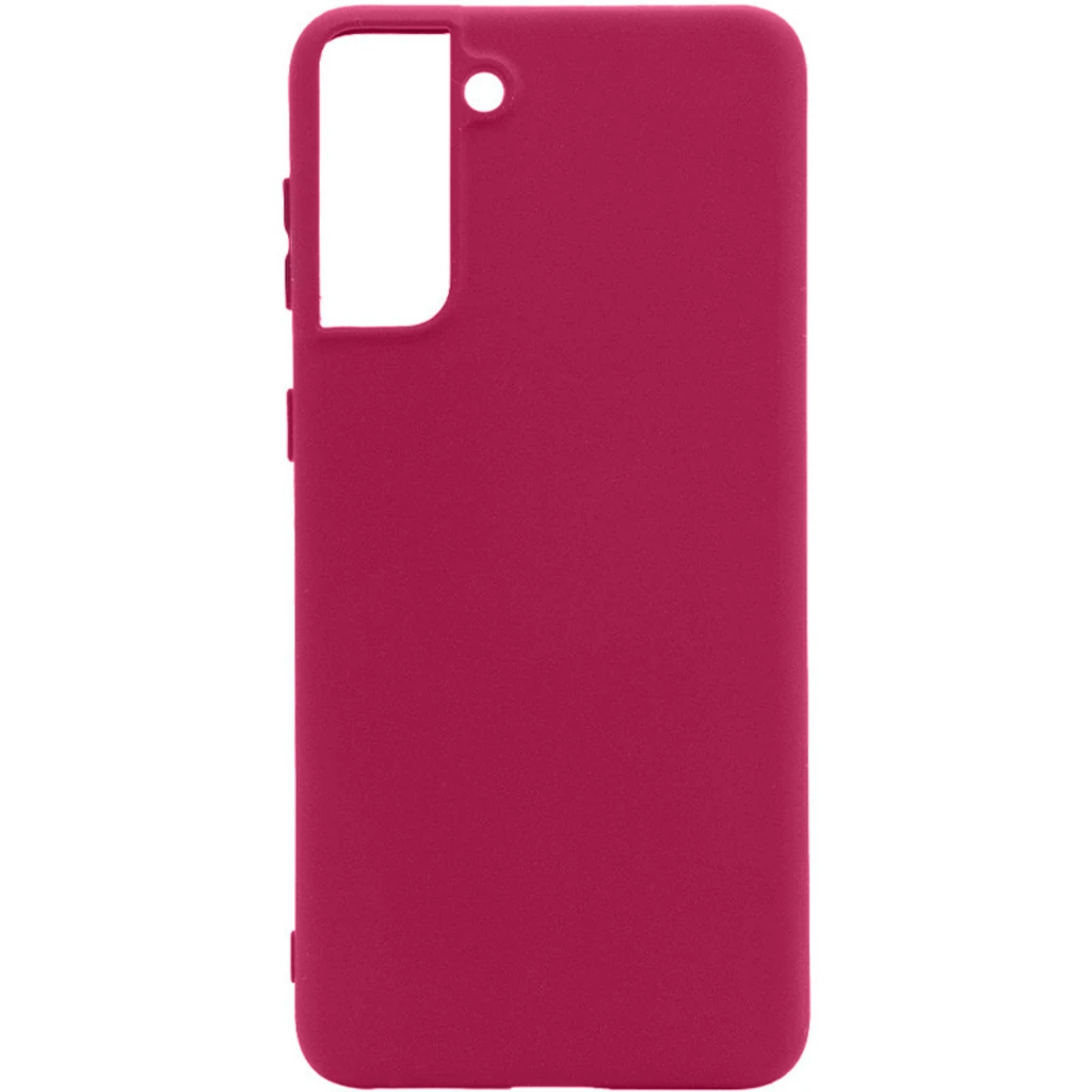 Чехол Silicone Cover Full Without Logo Marsala для Samsung Galaxy S21 SM-G991