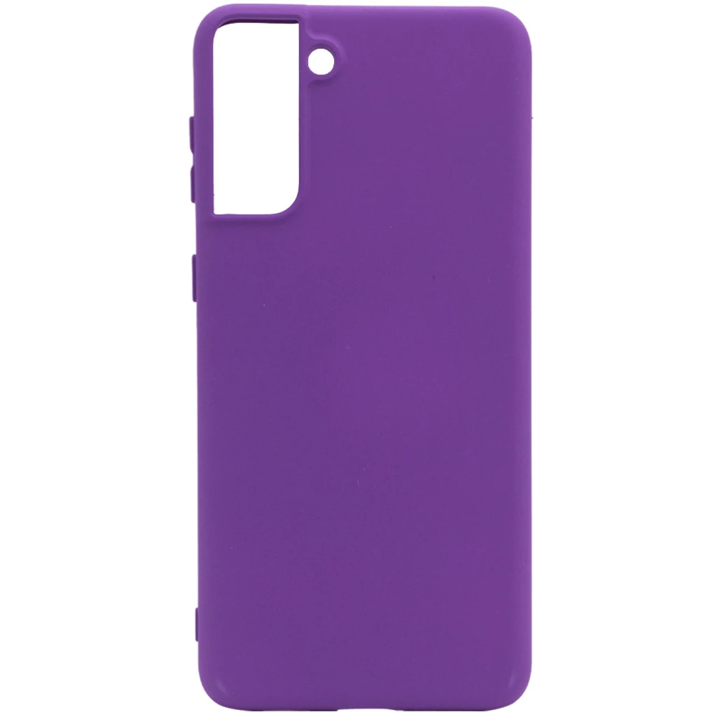 Чехол Silicone Cover Full Without Logo Purple для Samsung Galaxy S21 SM-G991