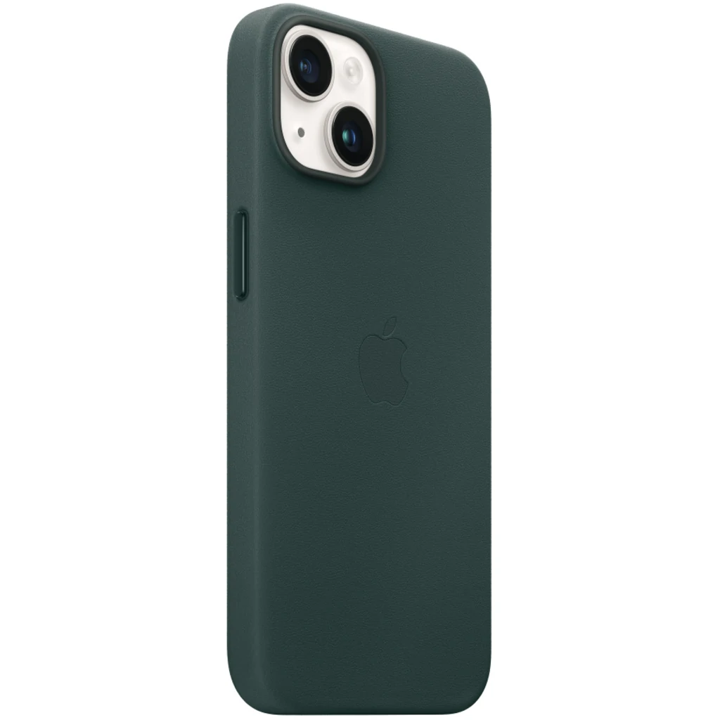 Чохол Apple iPhone 14 Plus Leather Case with MagSafe Forest Green (MPPA3)