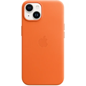 Колір: Помаранчевий - Чохол Apple iPhone 14 Leather Case with MagSafe Orange (MPP83)