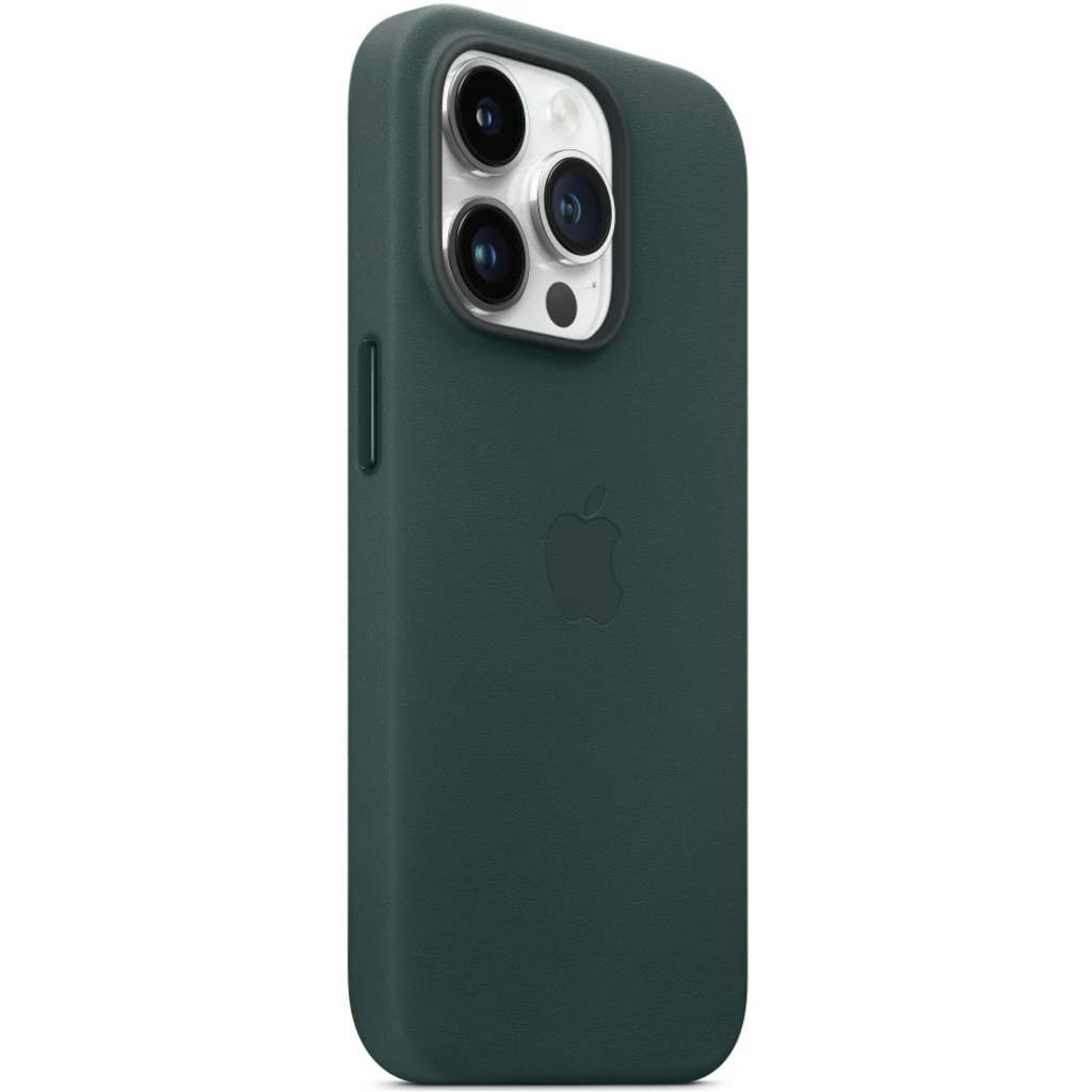 Чохол Apple iPhone 14 Pro Max Leather Case with MagSafe Forest Green (MPPN3)