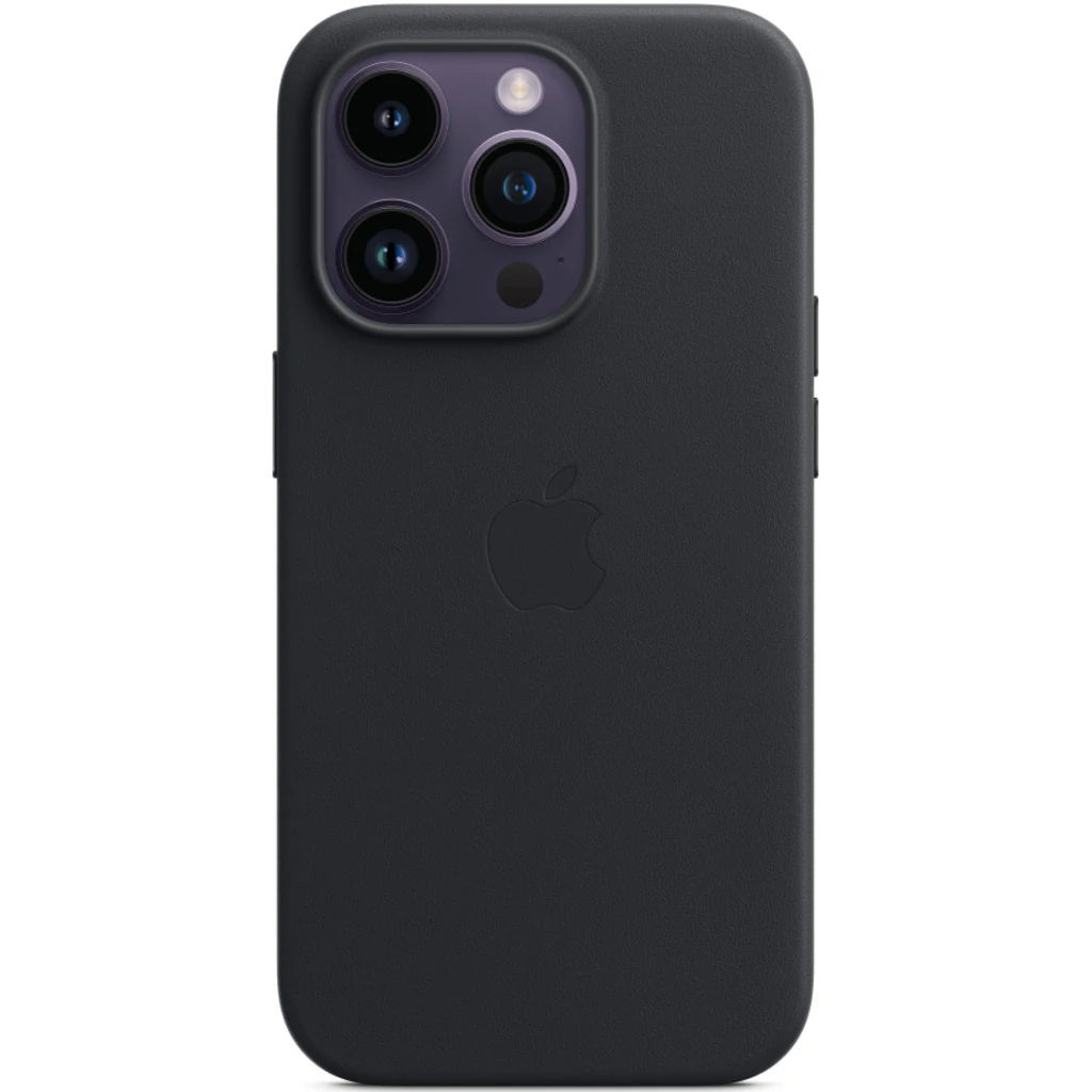 Чехол Apple iPhone 14 Pro Max Leather Case with MagSafe Midnight (MPPM3)