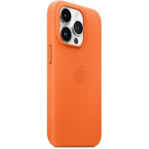 Чохол Apple iPhone 14 Pro Max Leather Case with MagSafe Orange (MPPR3)