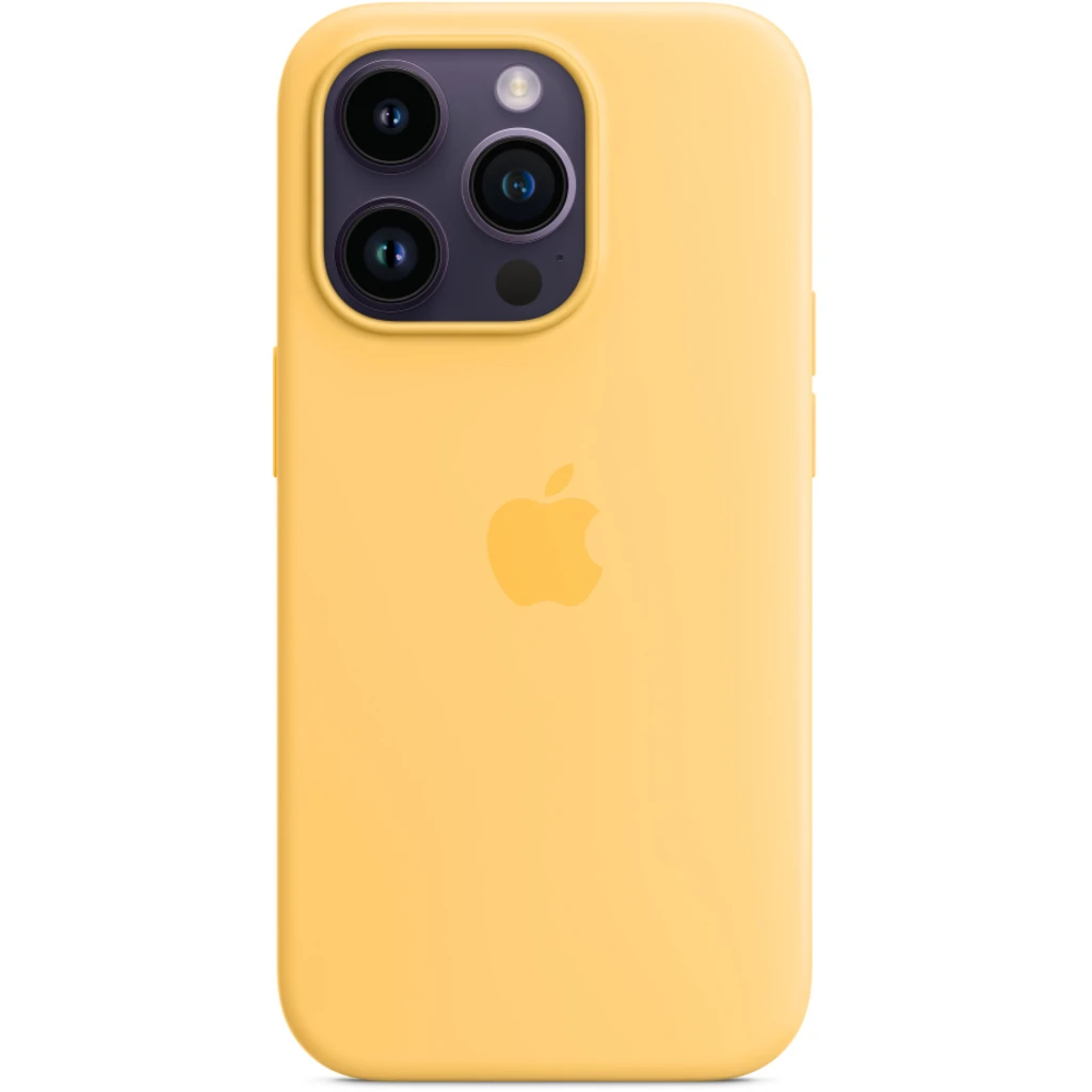 Чохол Apple iPhone 14 Pro Silicone Case with MagSafe Sunglow (MPTM3)