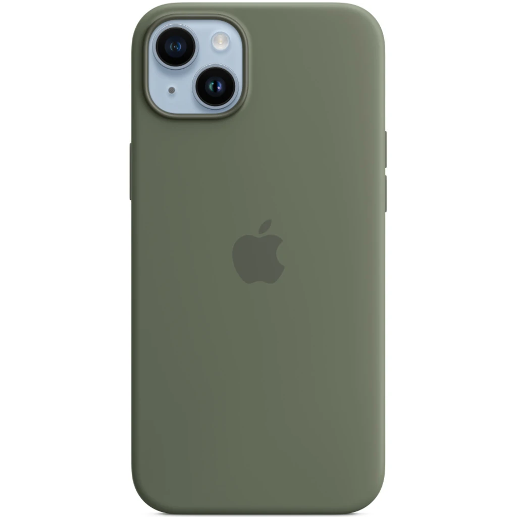Чохол Apple iPhone 14 Silicone Case with MagSafe Olive (HQCo)