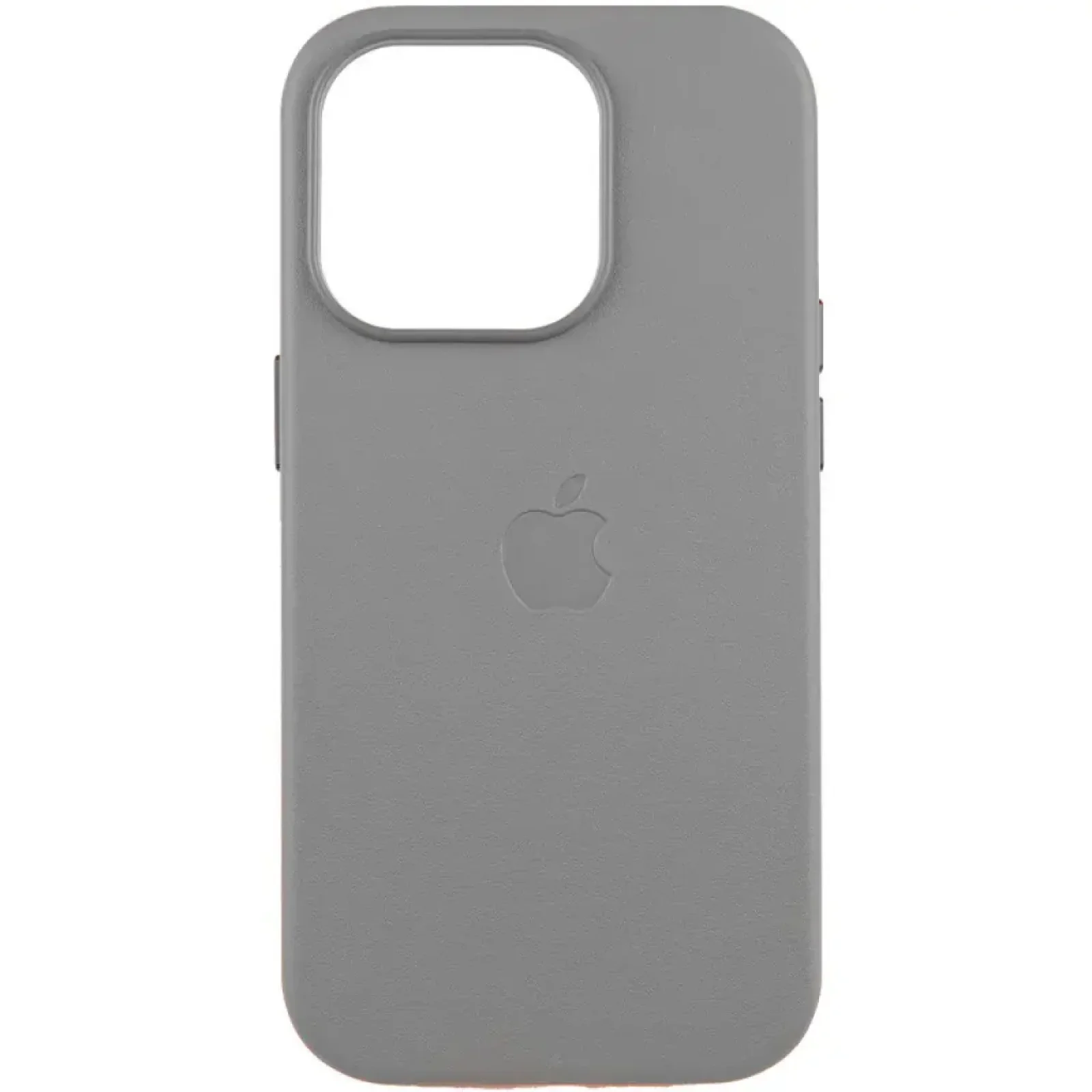 Чехол Leather Case (AAA) with MagSafe and Animation для Apple iPhone 16 Pro Light Gray