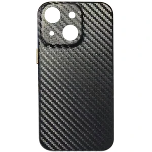 Чохол Leather Case Carbon Series Black для Apple iPhone 13 Mini