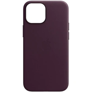 Цвет: Бордовый - Чехол Apple iPhone 14 Pro Max Leather Case with MagSafe Dark Cherry (HQCo)