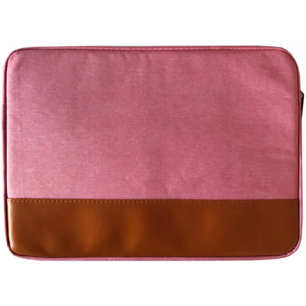 Чохол-папка Leather Stripe Sleeve Bag для MacBook 13 Pink-Brown