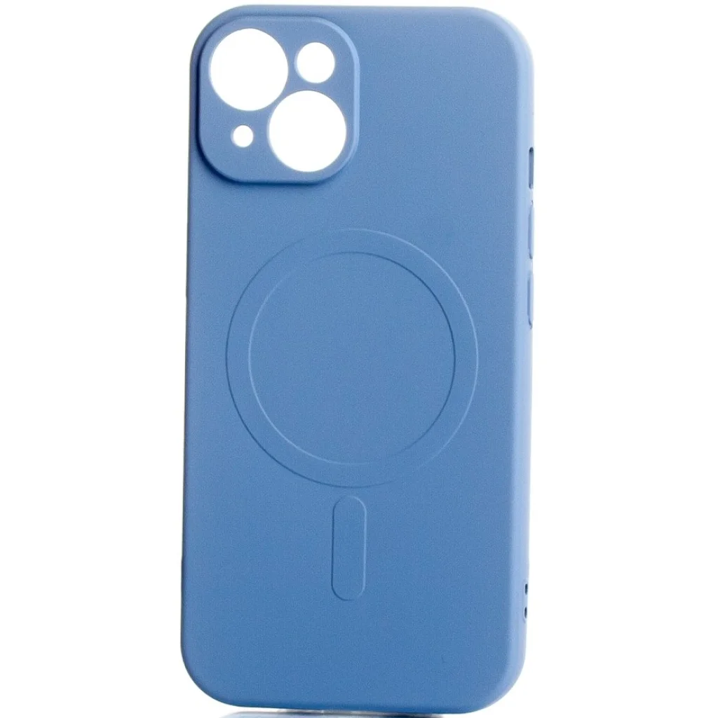 Чохол MagSafe SOFT TPU для iPhone 15 Plus Ash Blue