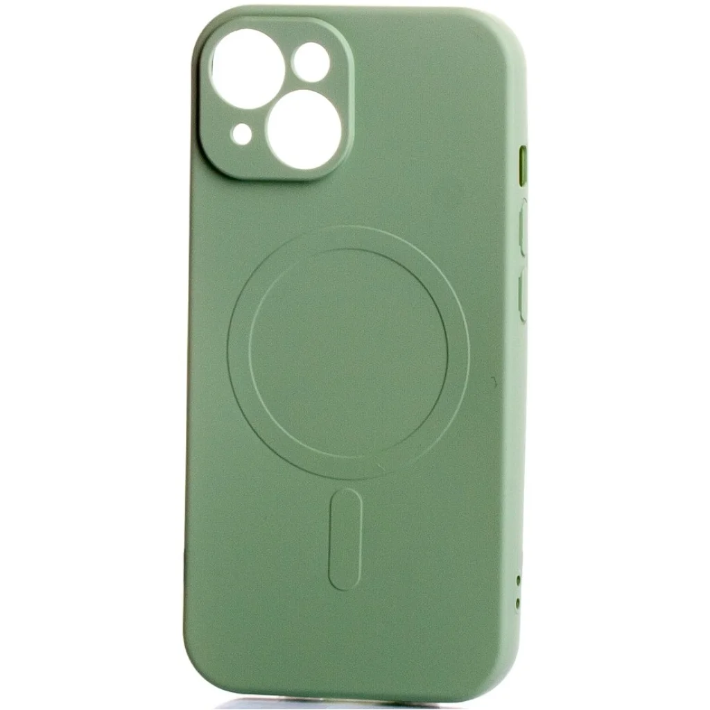 Чохол MagSafe SOFT TPU для iPhone 15 Olive