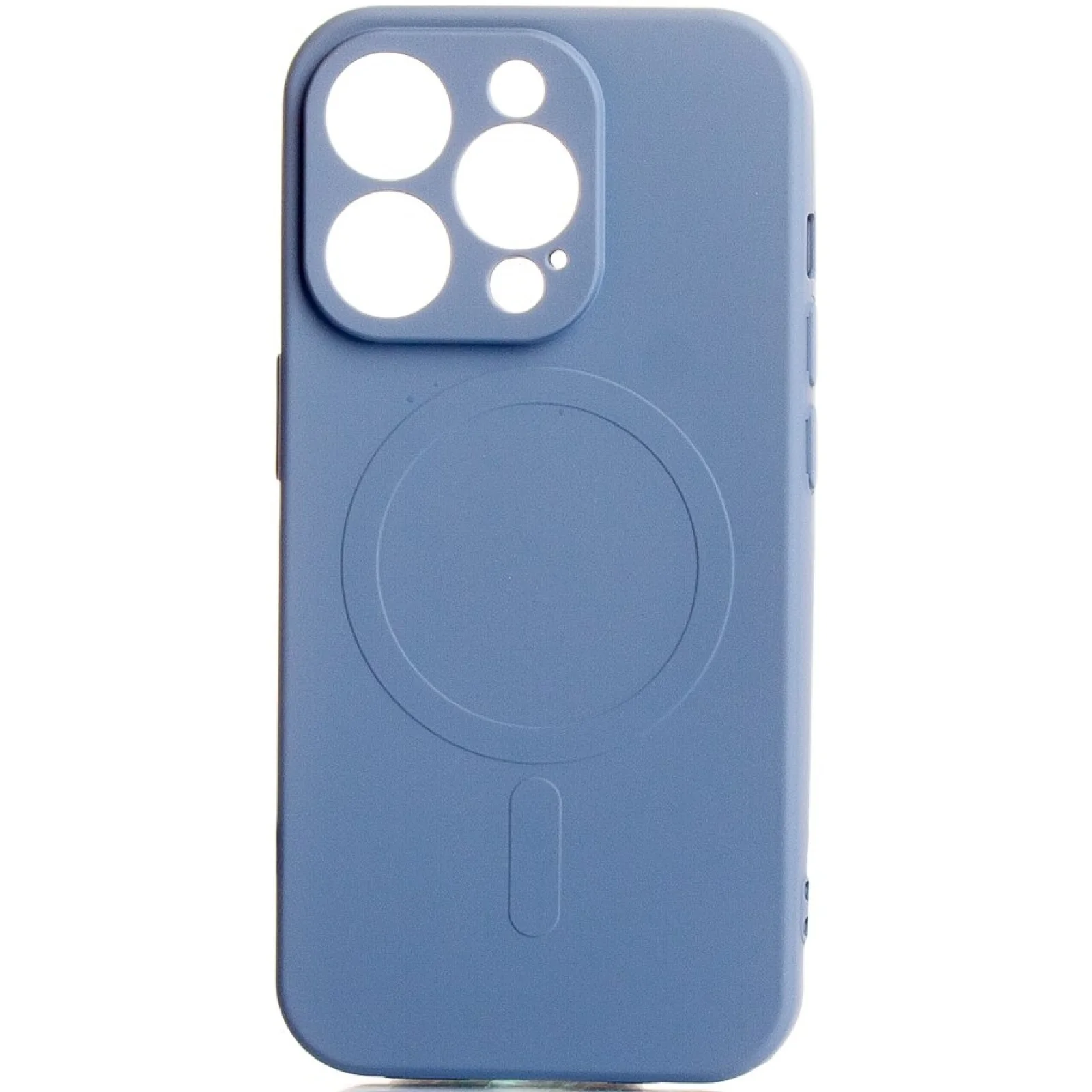 Чехол MagSafe SOFT TPU для iPhone 15 Pro Max Ash Blue