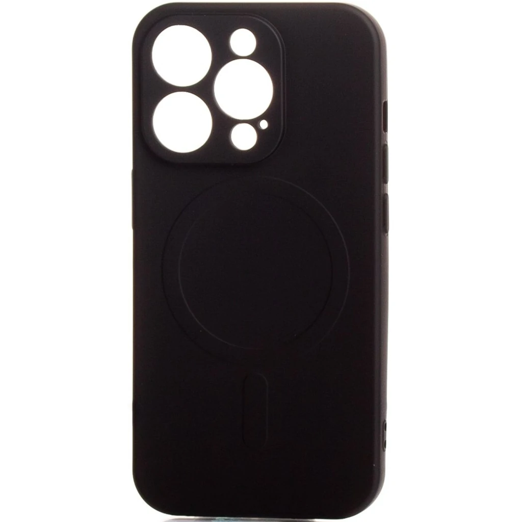 Чехол MagSafe SOFT TPU для iPhone 15 Pro Max Black