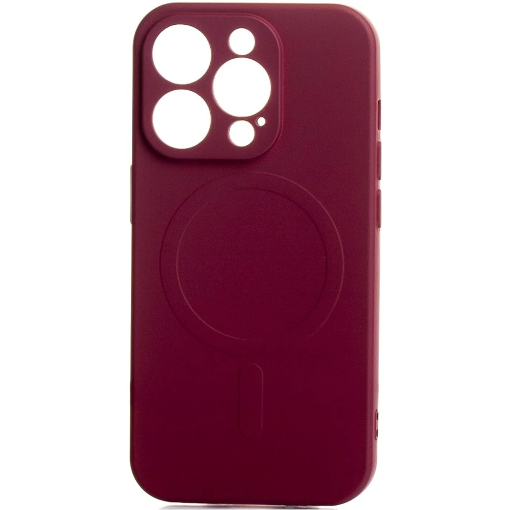 Чехол MagSafe SOFT TPU для iPhone 15 Pro Marsala
