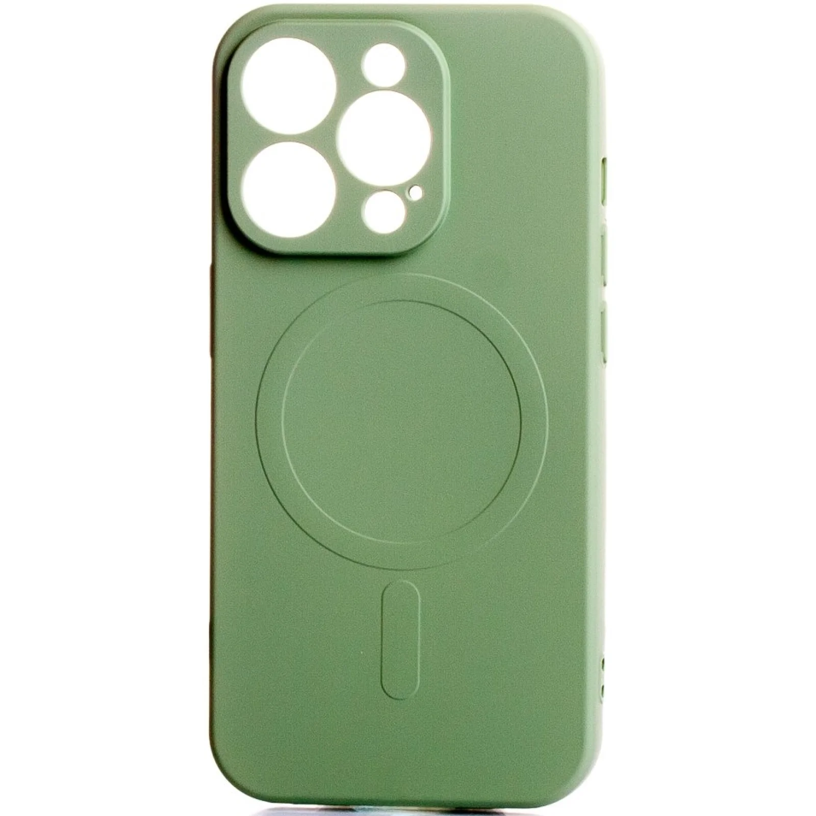 Чохол MagSafe SOFT TPU для iPhone 15 Pro Max Olive