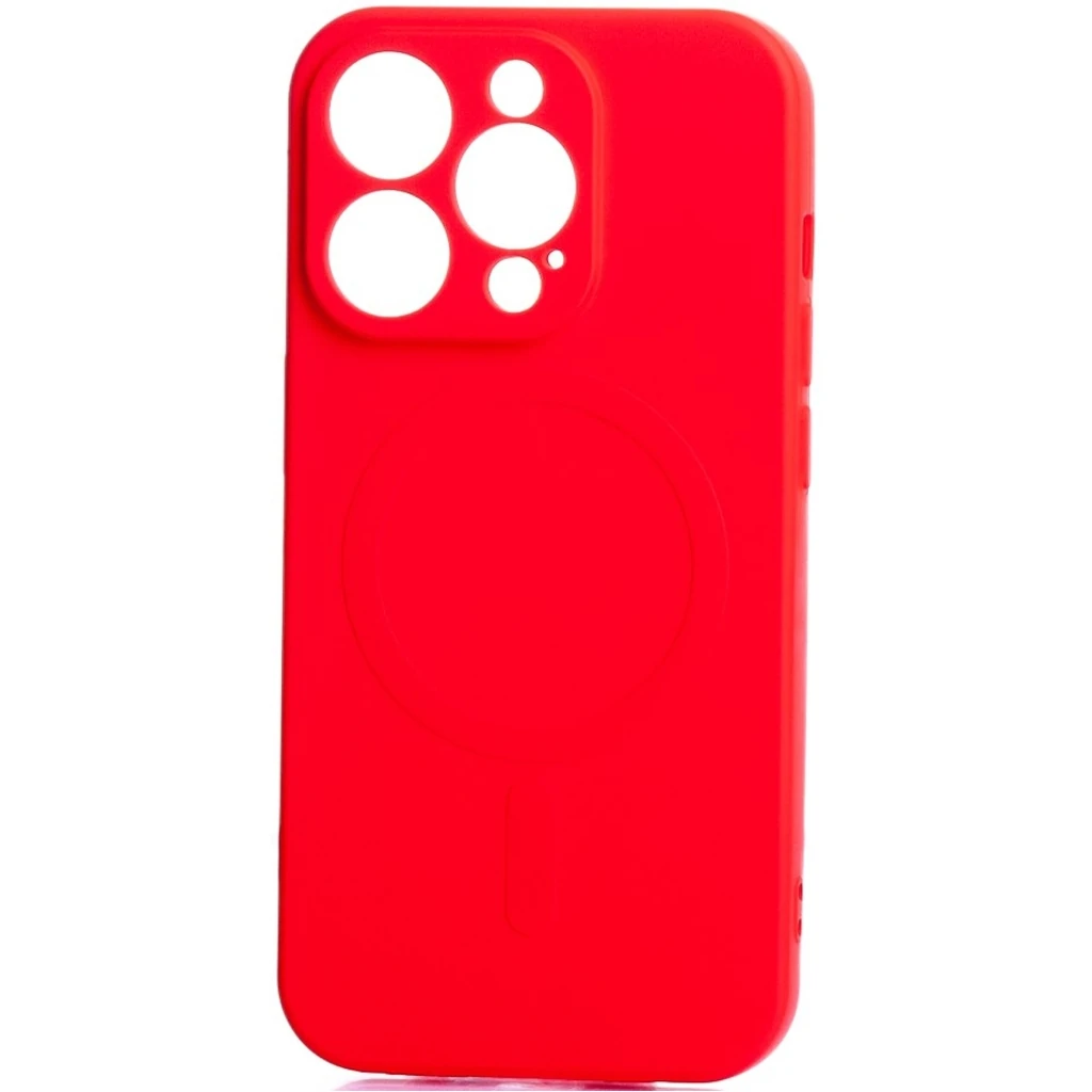 Чехол MagSafe SOFT TPU для iPhone 15 Pro Max Red